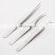 Wholesale Stainless Steel Makeup Tools  Eyelash Extension tweezers