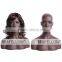 Black Head mannequin Women Head Fiberglass Cheap Female Head mannequin S1
