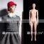 Realistic female fiberglass movable mannequins for show clothing