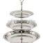 3 Tier Silver cake Stand, Three Tier Stainless Steel Cake Stand