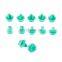 Hot Sale 50Pcs Interior Car Door Trim Fixed Fastener Clip Decorative Clip Automobile Rivet Retainer