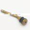 Brass  clamp-in tubeless tire valves for truck and bus TR572