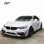 CQCV style wider body kit for BMW 4 series f32  front bumper rear bumper side skirts for BMW F32 wider flare
