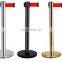 Crowd control barrier stanchion post barrier retractable belt hot sale 2020