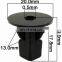 Automotive Leaves Board Clips Black Car Clips and Fasteners Auto Buckle Retainer OEM 90189-06065