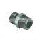 DKV hot dipped galvanized and malleable cast iron pipe fitting Male NPT thread pipe fitting Hexagon Nipple