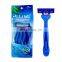 Triple blade face razor  5pcs  JILIMI disposable razor China seller body bikini razor