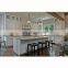 Simple modern flat shaker white wood lacquer storage cabinet kitchen