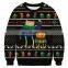 High Quality Black Pullover Own Design Winter Knits Women Mens Christmas Sweater Dress
