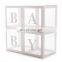 Transparent balloon flower gift box floral bouquet packaging box for rose balloon