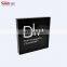 black 20mm Soild logo painting wholesale display block acrylic block display