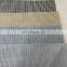 Customized pure 100% COTTON organic yarn dyed stripe shirt fabric