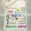 Promotional printing canvas tote bags wholesale