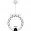 TEZEWA Plastic Detachable Smart Weighted Hula Hoops Flexible Hula Hoops Digital