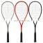 Professional and high quality light weight graphite red oem carbon squash racket