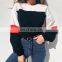 High Quality Women Beige Adjustable Waist Blank Cropped Casual Long Sleeve Hoodies Sweatshirts
