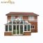 China foshan sunroom house for modern aluminum glass house with high quality and factory wholesale price