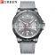 CURREN Hot selling waterproof quartz watch fashion belt watch business calendar men's watch