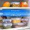 Custom Square Round Microwave BPA free Air Tight Leakproof Safe Lunch Bento Box Bins Plastic Food Storage Containers with Lids