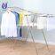 Metal clothes storage shelves rail rack in bedroom