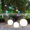 RTS 10 inches DMX LED Hanging Ball outdoor garden beach solar led ball sphere light lamp