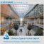 Hot sale steel fabrication atrium roof with glass