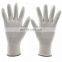 Factory Price High Quality Durable Ventilate Polyester Knitted White Safety Gloves for Work