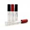 hot sale low moq 3ml clear lip gloss tube nail art makeup container with big brush big wand 4ml 5ml 6ml