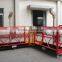 Round suspended scaffolding platform