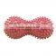 Hard spiky hand foot mini handheld PVC peanut massage ball