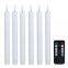 3D Wick Flickering Light Battery Electric Tapered Candle Sticks Led Flameless Taper Candles With Wax