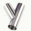 3A Stainless Steel Food Grade Clamped Y Type Tee Tube Fitting