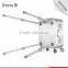 High quality aluminum makeup case with legs and lighted mirror