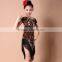 New 2016 fashion Tassel Salsa Ballroom Dresses Tango Costume Fringe Latin Dance Dress children girl latin dance dress cheap