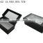 Custom Black Paper Gift Packaging Paper Box with Clear PVC Window Manufactures China P1545