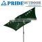 Outdoor Patio Beach Aluminium Sun Shade Solar Powered Handle Led Light Umbrella Clear Led Umbrella
