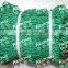 PE green knotted trailer cargo net