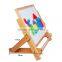 Custom portable drawing board dry erase board woodenmini easel for children