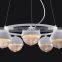 Glass round pendant lamp