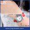 2016 new fashion lady women watch ,leather watch for lady sapphire glass watch