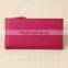 2016 Hot Sale Simple Custom Logo Original Design Handmade Wallet Large Capacity Women Purse Multy Function Zipper Bag