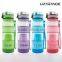 Custom color/ logos bpa free 420ml Plastic tea bottle