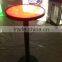 Edgelight led lighting furniture RGB colorful bar table for KTV bar or nightclub entertainment place