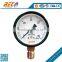Low cost lower bottom u tube manometer pressure measurement devices