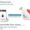 low price mushroom-shape two way power 110db sound wireless flashing light siren for alarm system