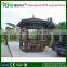 outdoor uv resistant waterproof WPC pergola/top sale pavilion made of eco-friendly wpc decking