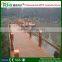 Manufactured from reclaimed timber powder wood plastic composite decking