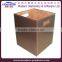 Fake leather storage bin