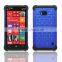 2015 New arrival china  hot selling tough hard durable case bling crystal PC+Silicone hybrid case cover for Nokia N9