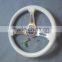 70mm boss kit steering wheel real wood white color